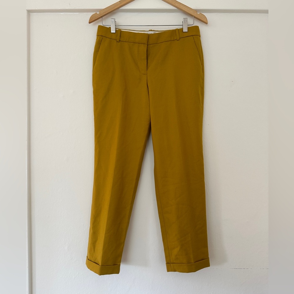J. Crew Cape Capri - Women’s 4 - Mustard Yellow